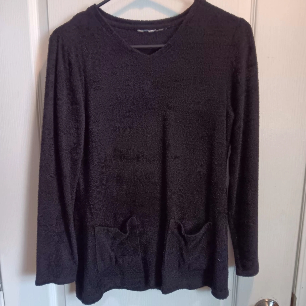 Black Chenille Sweater